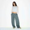 BOYFRIEND FLEECE OVERSIZED STRAIGHT LEG PANT
