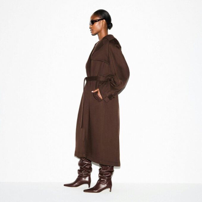 BOYFRIEND FLEECE OVERSIZED TRENCH COAT BOYFRIEND FLEECE OVERSIZED TRENCH COAT