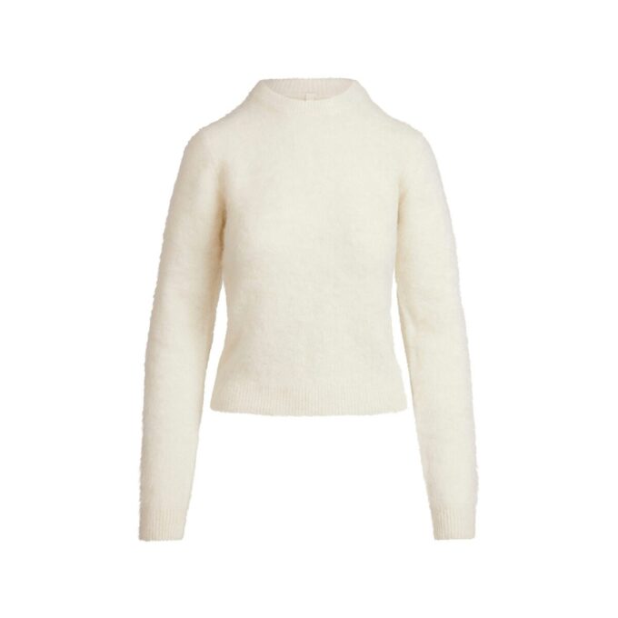 BRUSHED ALPACA CREWNECK SWEATER