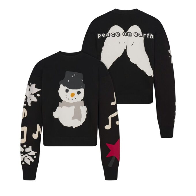 CACTUS PLANT FLEA MARKET X SKIMS COTTON FLEECE CREWNECK CACTUS PLANT FLEA MARKET X SKIMS COTTON FLEECE CREWNECK