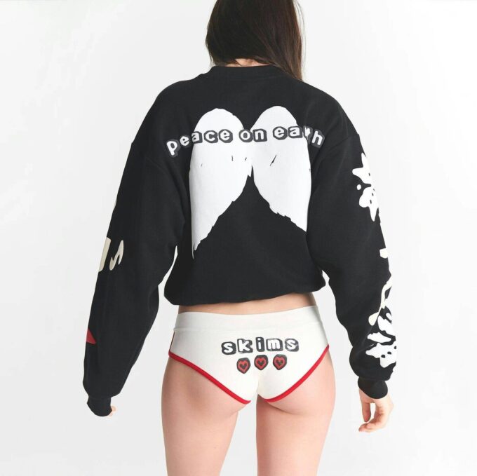 CACTUS PLANT FLEA MARKET X SKIMS COTTON FLEECE CREWNECK CACTUS PLANT FLEA MARKET X SKIMS COTTON FLEECE CREWNECK