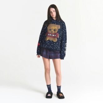 CACTUS PLANT FLEA MARKET X SKIMS COTTON FLEECE OVERSIZED HOODIE