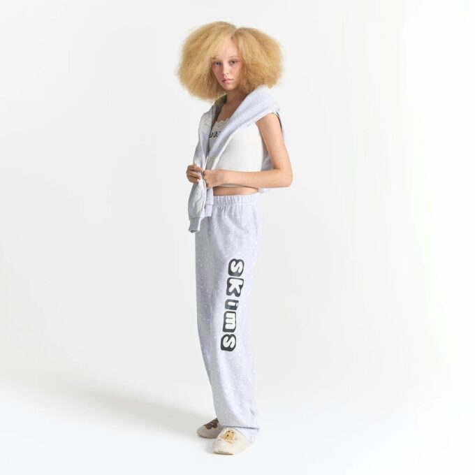 CACTUS PLANT FLEA MARKET X SKIMS COTTON FLEECE STRAIGHT LEG PANT CACTUS PLANT FLEA MARKET X SKIMS COTTON FLEECE STRAIGHT LEG PANT