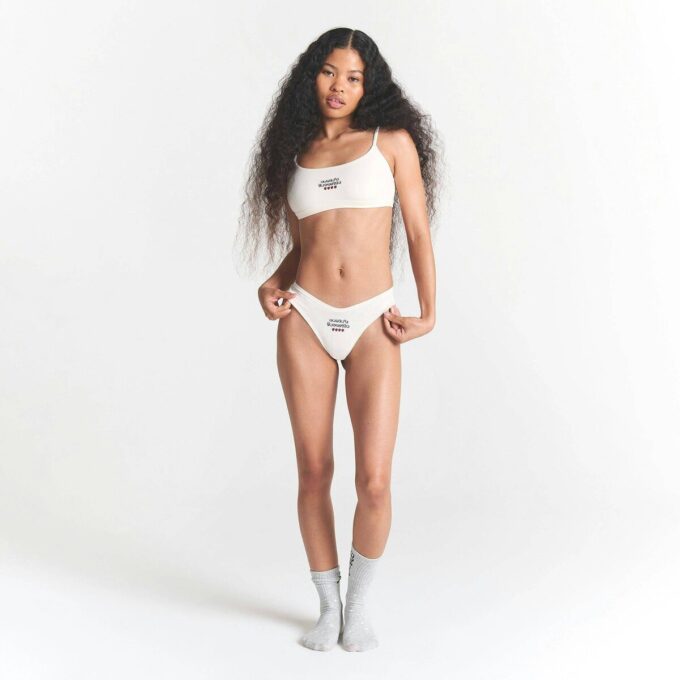 CACTUS PLANT FLEA MARKET X SKIMS COTTON JERSEY DIPPED THONG 5-PACK CACTUS PLANT FLEA MARKET X SKIMS COTTON JERSEY DIPPED THONG 5-PACK