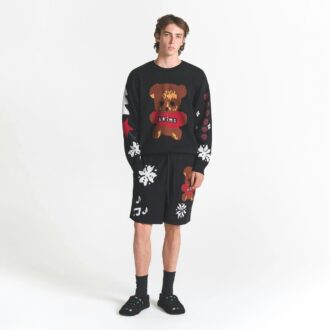 CACTUS PLANT FLEA MARKET X SKIMS COTTON KNIT MENS INTARSIA SHORT