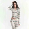 CACTUS PLANT FLEA MARKET X SKIMS COTTON RIB HENLEY AND LEGGING SET