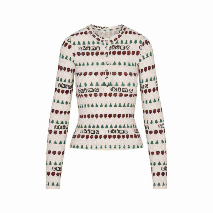 CACTUS PLANT FLEA MARKET X SKIMS COTTON RIB HENLEY AND LEGGING SET