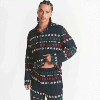 CACTUS PLANT FLEA MARKET X SKIMS JERSEY SLEEP MENS SET