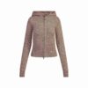 CASHMERE ZIP UP HOODIE