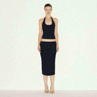 CLING MATTE MIDI SKIRT