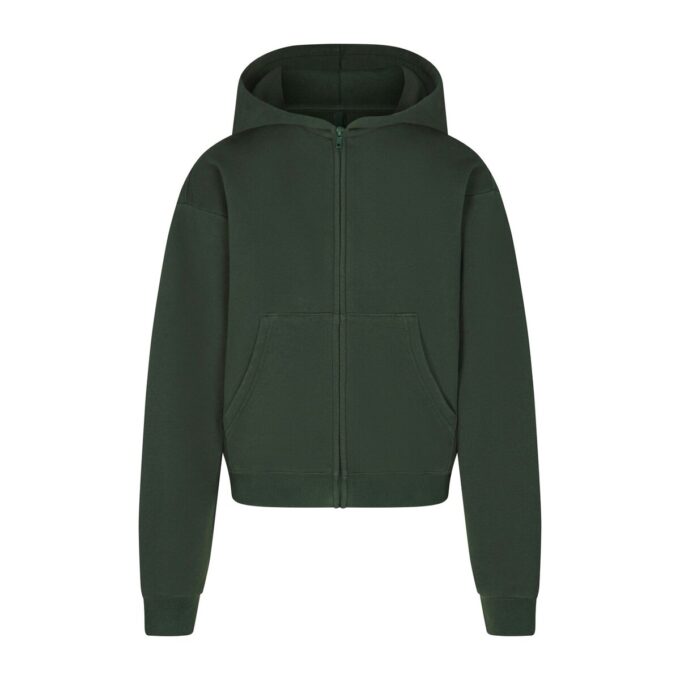 COTTON FLEECE CLASSIC ZIP UP HOODIE