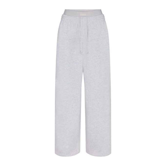 COTTON FLEECE OVERSIZED DOUBLE WAISTBAND PANT COTTON FLEECE OVERSIZED DOUBLE WAISTBAND PANT