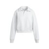 COTTON FLEECE POLO SWEATSHIRT