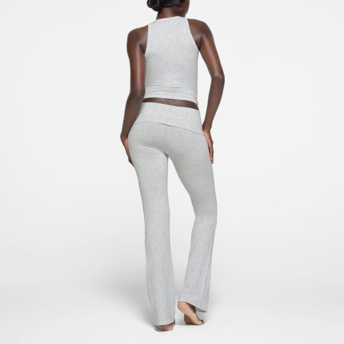 COTTON JERSEY CREW NECK TANK