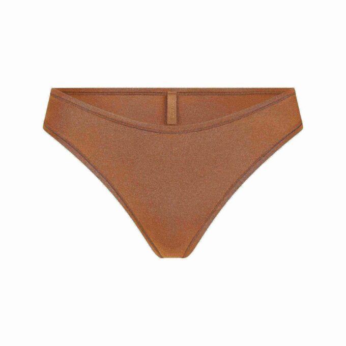 COTTON JERSEY DIPPED THONG