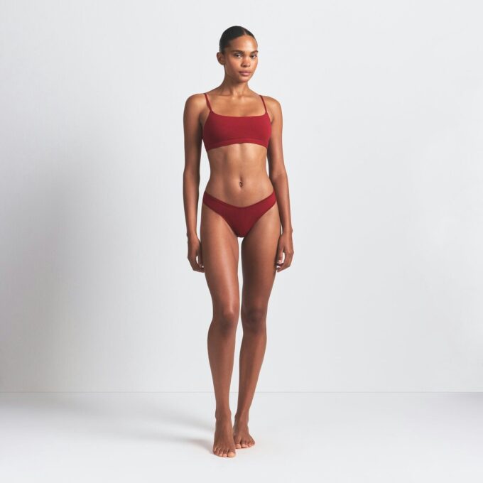 COTTON JERSEY DIPPED THONG 5-PACK