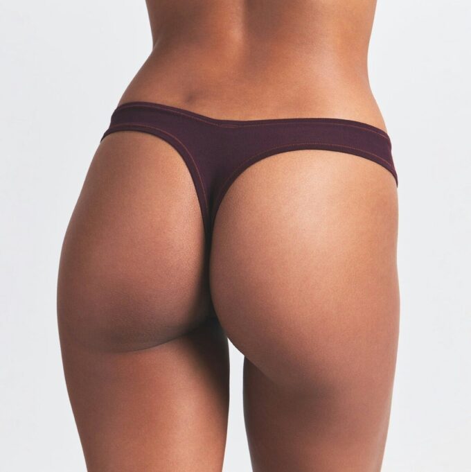 COTTON JERSEY DIPPED THONG 5-PACK