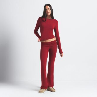 COTTON JERSEY LONG SLEEVE T-SHIRT