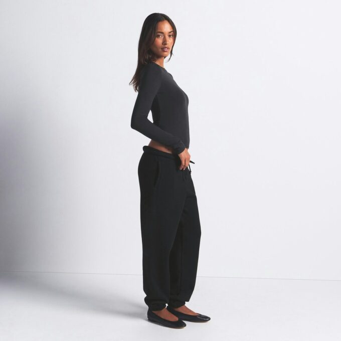 COTTON JERSEY LONG SLEEVE T-SHIRT