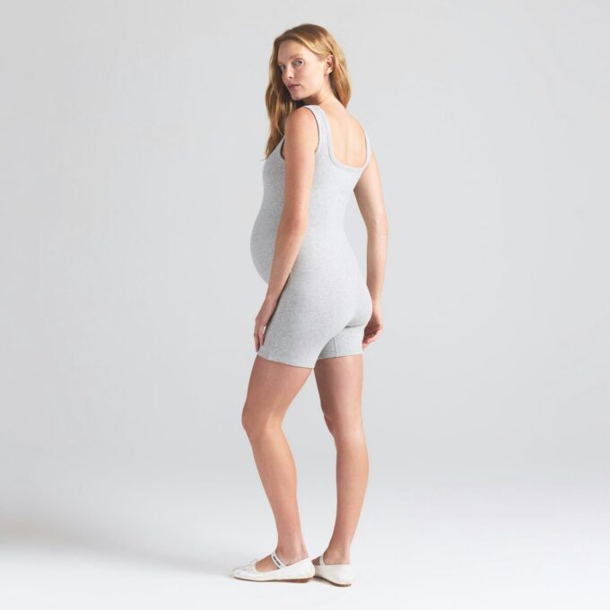 COTTON JERSEY MATERNITY ONESIE COTTON JERSEY MATERNITY ONESIE