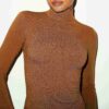 COTTON JERSEY TURTLENECK