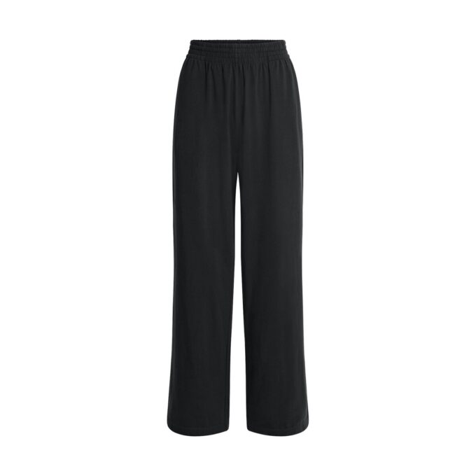 COTTON JERSEY WIDE LEG PANT