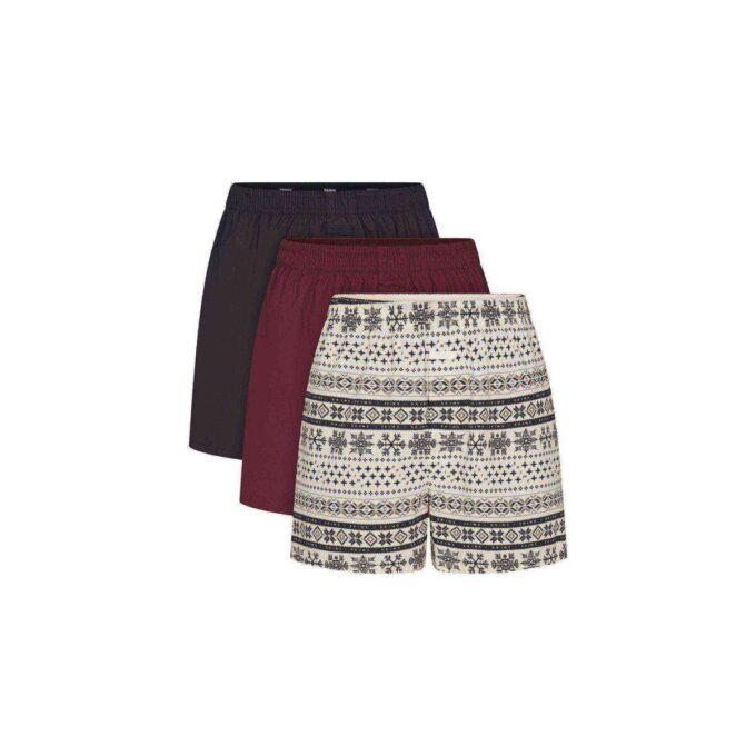 COTTON POPLIN MENS BOXER 3-PACK