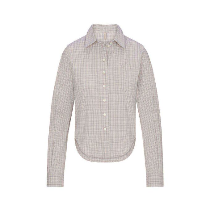 COTTON POPLIN MICRO SHORT SLEEP SET