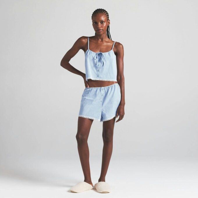 COTTON POPLIN SLEEP CAMI