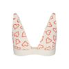 COTTON RIB PLUNGE BRALETTE COTTON RIB PLUNGE BRALETTE