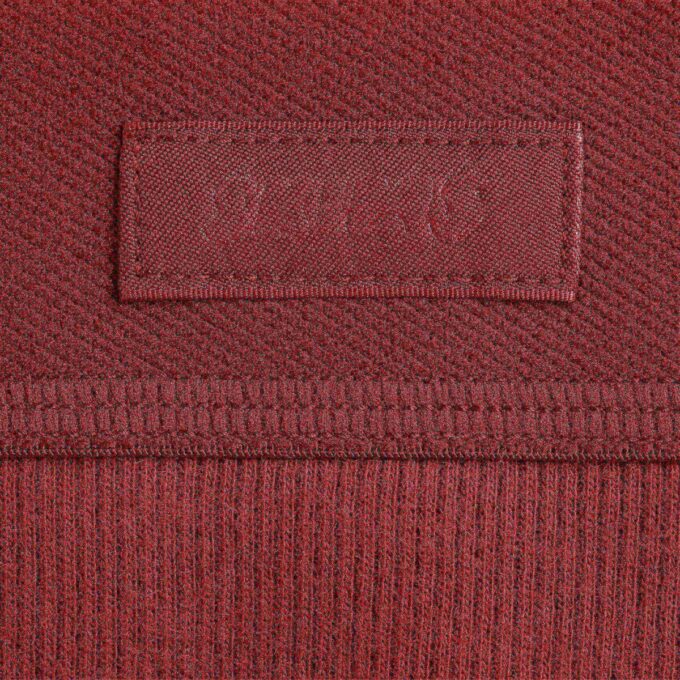 COTTON RIB SCOOP NECK HENLEY