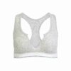 COTTON RIB SPLIT NECK BRALETTE COTTON RIB SPLIT NECK BRALETTE