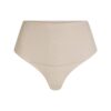 COTTON SHAPEWEAR HIGH-WAISTED THONG