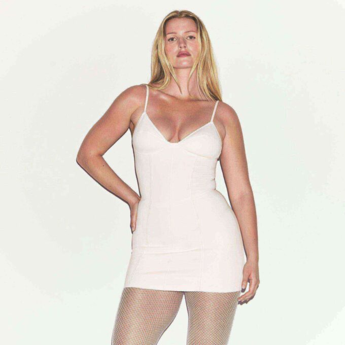 COTTON SHAPEWEAR MINI DRESS