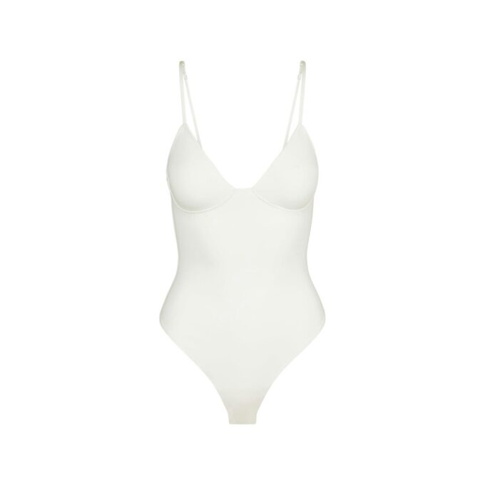 COTTON SHAPEWEAR THONG BODYSUIT