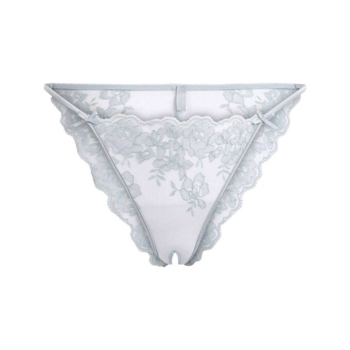 EMBROIDERED LINGERIE CROTCHLESS STRING BIKINI EMBROIDERED LINGERIE CROTCHLESS STRING BIKINI