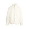 FAUX FUR OVERSIZED MOCK NECK JACKET FAUX FUR OVERSIZED MOCK NECK JACKET