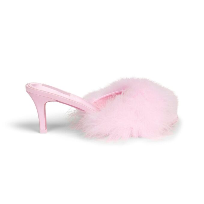FEATHER KITTEN HEEL