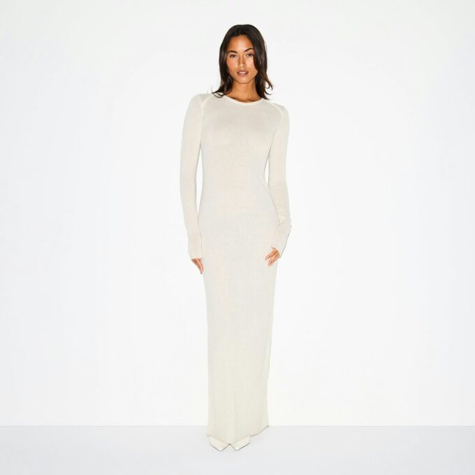 FEATHERWEIGHT CASHMERE LONG DRESS