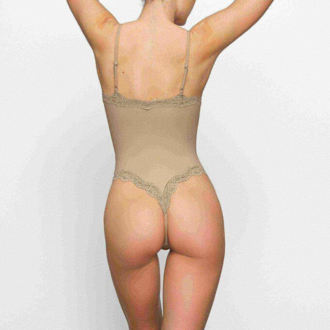 FITS EVERYBODY CORDED LACE CAMI BODYSUIT