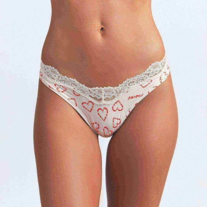 FITS EVERYBODY LACE DIPPED THONG 5-PACK