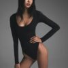 FITS EVERYBODY LONG SLEEVE SCOOP BODYSUIT FITS EVERYBODY LONG SLEEVE SCOOP BODYSUIT