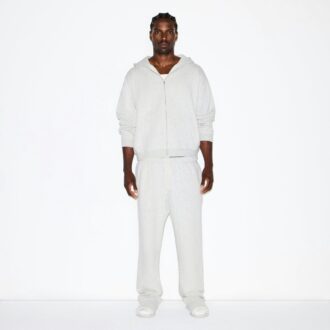 FLEECE LOUNGE MENS RELAXED ZIP UP HOODIE