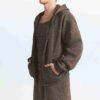 FLEECE LOUNGE MENS RELAXED ZIP UP HOODIE