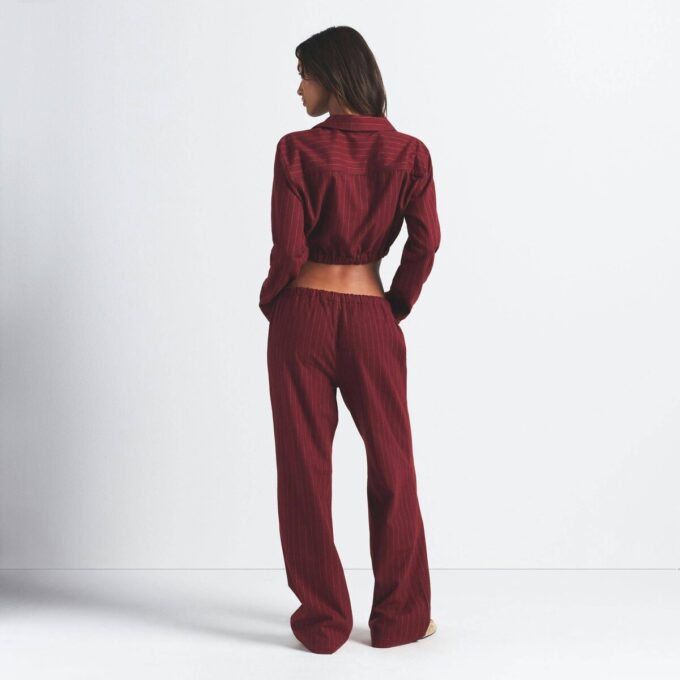 HEAVY FLANNEL CROPPED SLEEP SET HEAVY FLANNEL CROPPED SLEEP SET