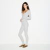HEAVY WAFFLE BUTTON FRONT LEGGING HEAVY WAFFLE BUTTON FRONT LEGGING
