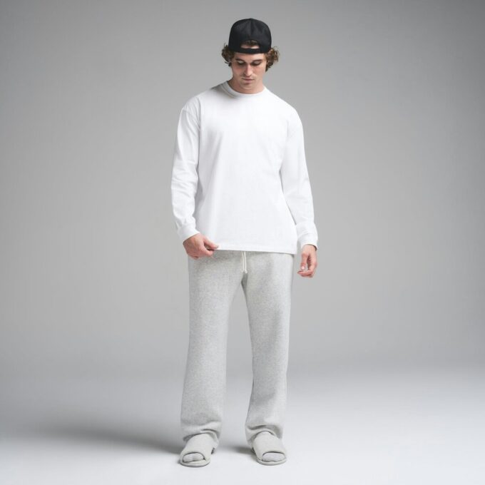 HEAVYWEIGHT COTTON MENS RELAXED LONG SLEEVE T-SHIRT HEAVYWEIGHT COTTON MENS RELAXED LONG SLEEVE T-SHIRT