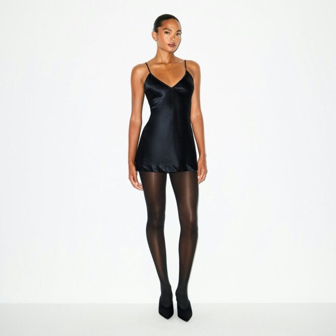 HEAVYWEIGHT SATIN CAMI MINI DRESS