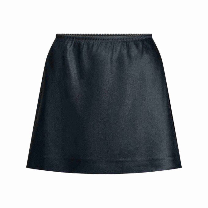 HEAVYWEIGHT SATIN MINI SKIRT HEAVYWEIGHT SATIN MINI SKIRT