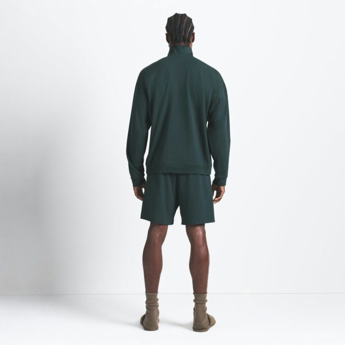 JERSEY LOUNGE MENS RELAXED QUARTER ZIP PULLOVER